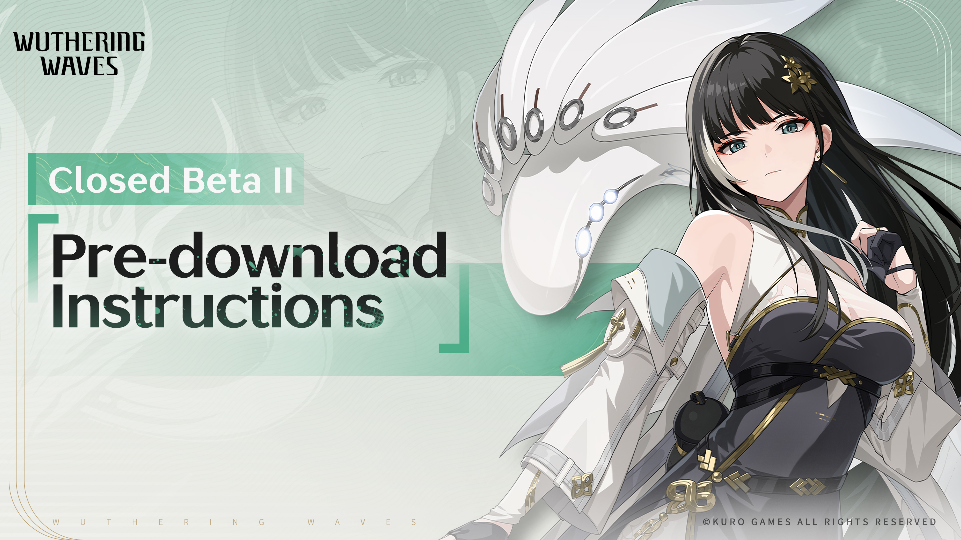 Wuthering Waves Closed Beta II Pre download Instructions